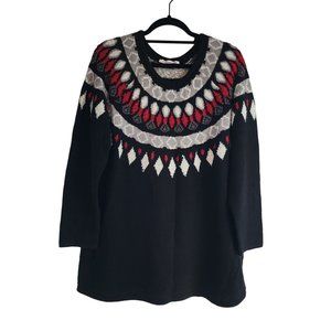 Allison Daley Argyle Sweater womens size Large